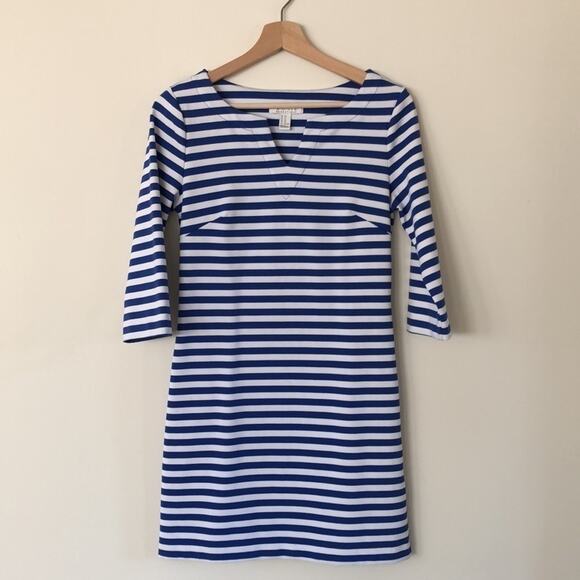 Forever 21 Striped Blue & White Dress, XS - Picture 1 of 9